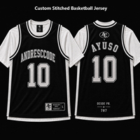 Camiseta de Baloncesto Personalizada de Calidad Profesional con Bordado Denso - Malla Transpirable con Números y Logotipos Cosidos con Hilo Grueso de Primera Calidad para Juego Universitario