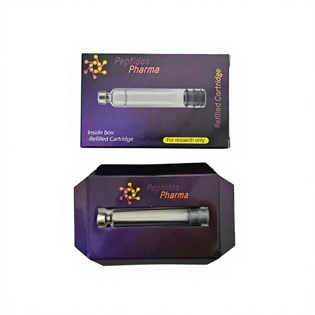 Holographic Rainbow Shiny Cardboard Peptides Packaging Custom Printed Cartridge Box with Insert
