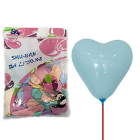 Shuaian usine en gros pas cher 2.2g amour en forme de coeur Macaron ballon en latex pour bébé anniversaire fournitures de fête de mariage