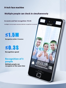 Kob 8 inch độ nét cao màn hình cảm ứng tất cả-trong-một Hệ thống kiểm soát truy cập sinh trắc học năng động nhận dạng khuôn mặt khóa từ - Product Image 4