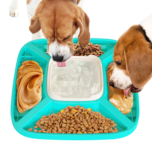 Ciotola per cani a doppio uso con mangiatoia per cani - Product Image 3