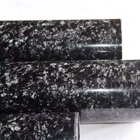 Feuille de plastique en nacre artificielle noire en gros pour instruments de musique, volants et revêtements de tambours