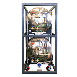 Tanque de almacenamiento de Co2 criogénico DPW 240L de tamaños Dewar de nitrógeno líquido de alta estabilidad para educación - Product Image 5