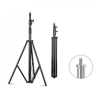 Support d'éclairage photo professionnel 2,8 m pour appareil photo, lampe LED, trépied photo, trépied de studio vidéo en direct, lumière COB, boîte à lumière, trépied