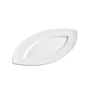 Ensemble de salle à manger privée de forme irrégulière blanc hôtel créatif nordique assiettes en céramique - Product Image 5