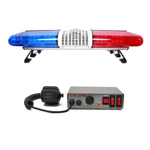 Feux stroboscopiques pour véhicules 88CM barre lumineuse stroboscopique à led ambre 12 volts clignotant voyant d'avertissement d'ambulance