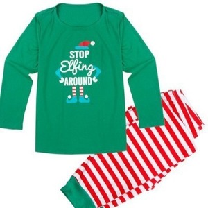 Nuovo Set di Pigiami Classici Coordinati per Famiglia con Maglietta e Pantaloni a Righe - Product Image 5
