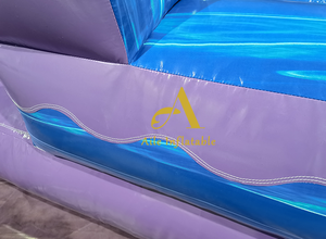 Piscine gonflable à bulles bleue violette en PVC, gonflable, extérieure pliante, pour l'intérieur, hors sol, pour enfants et adultes - Product Image 3