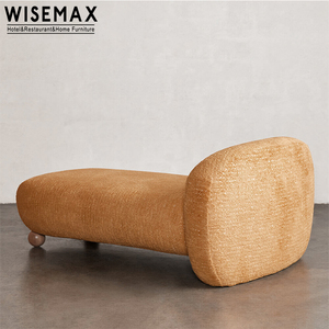 WISEMAX-muebles de diseño para el hogar, sofás modernos de tela reclinable, patas de madera, Diván, salón, <span class=keywords><strong>cama</strong></span> para dormitorio, hotel - Product Image 4