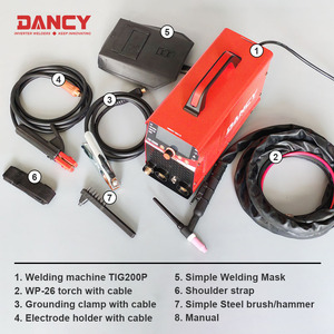 Inverter Argon DC TIG-205M Pulse TIG-lasapparaten 220V Ideaal voor het lassen van dun roestvrij staal TIG-lasmachine Maquina De Soldar - Product Image 4