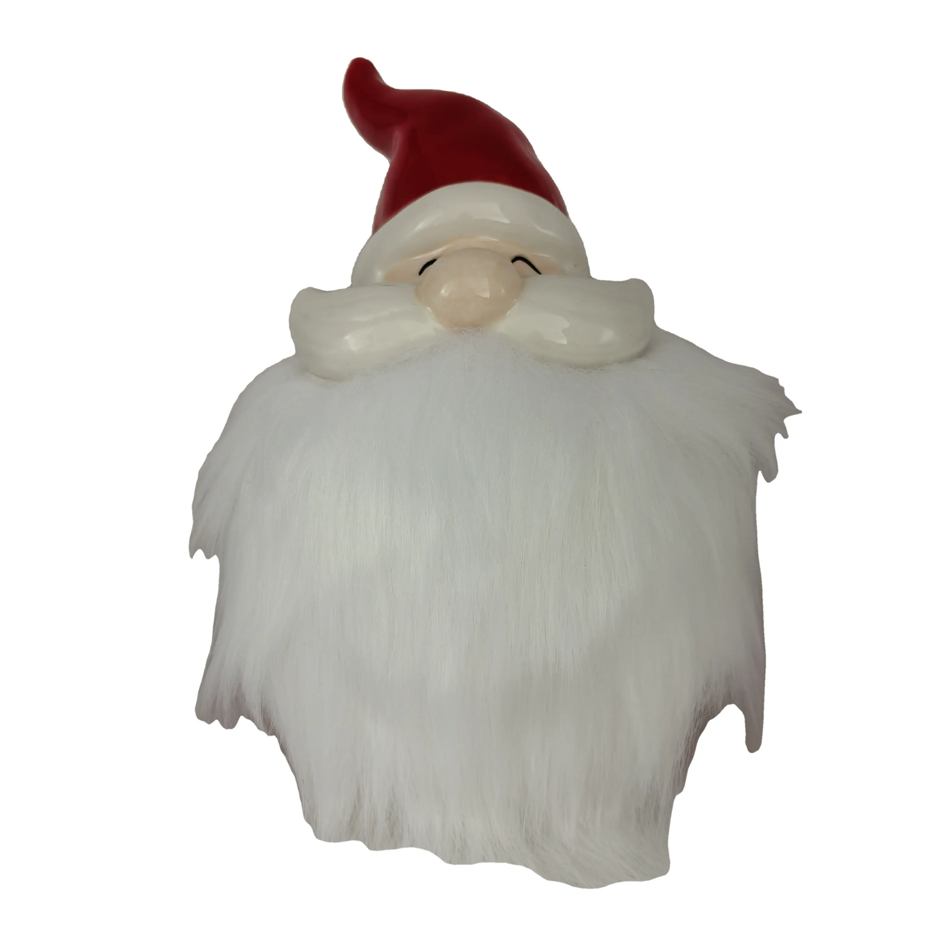 Customized christmas Santa coin box Classical Custom Made christmas Santa Ceramic finishing Piggy Money Bank For Home Decoration