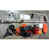 Débroussailleuse thermique 2 temps 53,2 cm³ avec poignée de guidon, moteur KAWASAKI TJ53E, coupe-bordures à essence avec tuyau de 28 mm
