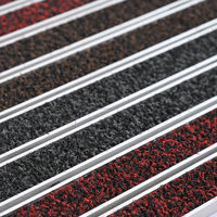 Nouveau design à bon prix Paillasson en aluminium Vente en gros Système d'entrée au sol durable Tapis d'entrée Tapis à usage intensif Paillasson
