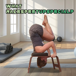 Soporte de cabeza de inversión Silla de yoga Banco de soporte de cabeza de Yoga de madera para gimnasio familiar con almohadillas de PU - Product Image 3