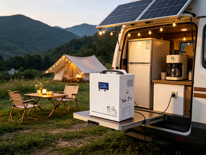 Portable Solar Power <b>Generator</b> 600W-1500W Pure Modified Sine Wave AC Output For <b>Camping</b> RV Home Emergency Outdoor Construction - Product Image 2