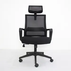 Black Full Mesh Chair Computer Office Chair With Cheap Prices Wholesale Office Chair High Quality Mesh Iron CE Customized Modern