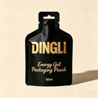 Sachets de gel énergétique liquide en vrac pratiques pour la vente en gros, format standard 30ml 60ml, pochettes stick pour la production en masse en usine de gels