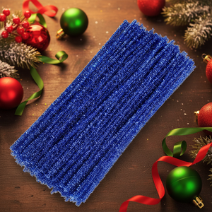 Vente en gros de nettoyeurs de tuyaux de luxe de <span class=keywords><strong>8</strong></span> mm, de haute qualité, scintillants, pour enfants, jouets créatifs à coller, kits de bricolage, Halloween, Noël - Product Image 1