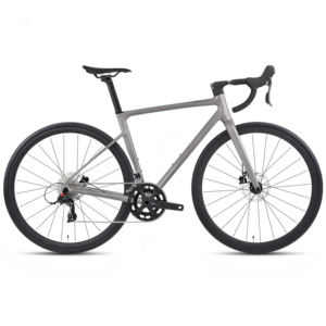 Vélo de route à pneus larges 700C avec fourche en fibre de carbone, 16 vitesses, freins à disque hydrauliques doubles, absorption des chocs, course de <span class=keywords><strong>triathlon</strong></span>, cyclisme - Product Image 2