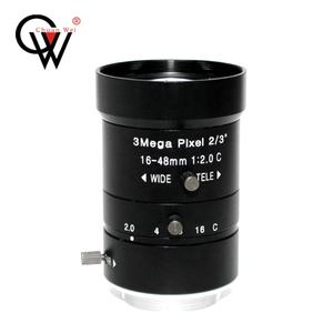 Lente CW de 16-48 mm, 3MP, Varifocal, con Iris Manual, Montura CS C de <span class=keywords><strong>2</strong></span>/<span class=keywords><strong>3</strong></span>\", para Cámaras de Seguridad CCTV - Product Image 2
