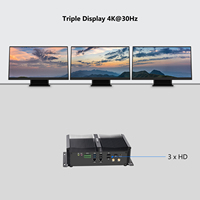 KINGDEL Mini PC Industri Bertenaga Core i5-10200H/10300H RAM 16GB DDR4 SSD NVMe 512GB 4K 4096x2304 3xHD 6xCOM