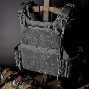 Gilet tactique à libération rapide On/Off Cummerbund MOLLE, réglable rapidement, porte-plaque pour entraînement de combat en plein air, sécurité - Product Image 6