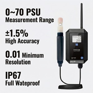 Medidor de Salinidad Inteligente para Piscifactorías con IoT, 0-70 PSU, Monitoreo Remoto por Aplicación, Inalámbrico, IP68, Sensor con Precisión de ±1.5% F.S. y Batería de 19000mAh - Product Image 2