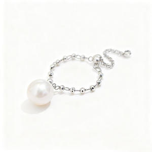 Anillo de Plata de Ley S925 10739DIY con Hermoso Soporte Redondo Vacío para Múltiples Perlas de 2-3 mm, Elegante Accesorio de Joyería - Product Image 4