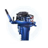 Motor Tempel Bensin Calon Gloria 15 HP 2 Tak, Starter Manual/Listrik untuk Kapal