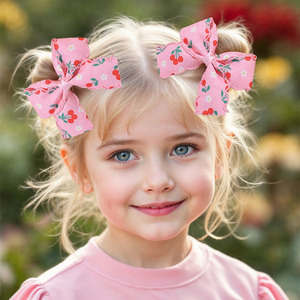 Lot de 20 mini barrettes imprimées fruits, pinces à <span class=keywords><strong>cheveux</strong></span> nœud papillon, pinces boutique pastel d'été avec bordure Moonstitch, accessoires pour <span class=keywords><strong>cheveux</strong></span> - Product Image 6