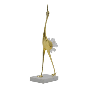 Scultura di Uccello in Piedi con Base in Marmo per Decorazione Casa e Ufficio, Elemento d'Arredo per Tavolo, Soggiorno, Bagno e Bancone - Product Image 4