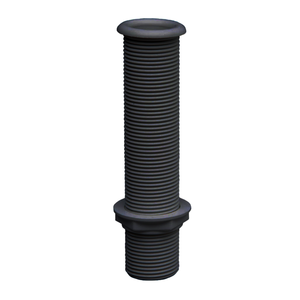 Scarico in plastica nera 25x155mm per prodotti di drenaggio - Product Image 1