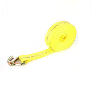Correas de Amarre con Trinquete de 2" <span class=keywords><strong>x</strong></span> 27' con Ganchos Dobles en J, Resistencia a la Rotura de 10000 Libras, para Sujeción de Carga en Camiones de Plataforma - Product Image 6