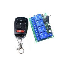 433 Mhz Commutateur de télécommande sans fil universel AC 85V ~ 250V 110V 220V 2CH Module récepteur de relais et télécommandes RF 433 Mhz