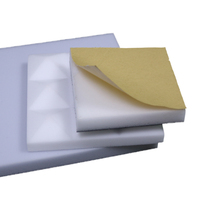 Mousse acoustique en mélamine blanche, adhésive, ignifuge, isolante thermique, insonorisante, pour la maison