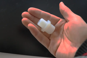 Đầu Nối Bộ Chuyển Đổi Đầu Nối Núm Vú <span class=keywords><strong>NPT</strong></span> Đầu Đực 1/2 "Đến 3/8" Bằng Nhựa - Product Image 2