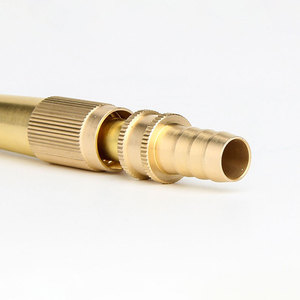 Ayarlanabilir Yüksek Basınçlı Düz Su Püskürtücü Nipelli Hat İçi Konnektör Araba Yıkama Sulama Fırçası Hortum Nozulu Bakır Kabarcık - Product Image 4