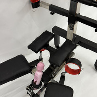 BDSM-Möbel Kniegestellter Bondage-Rahmen AV-Vibrator Sexy Position Erotisches Möbelstück Liebessessel BDSM-Set Spielzeug für Paare