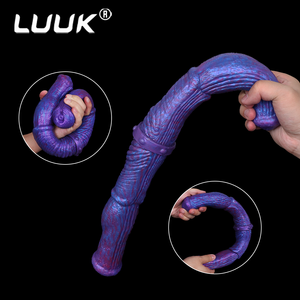 M-luuk-gode à Double tête pour femme, nouvel arrivage 2022, Double tête, pénis Animal, deux grands nœuds, stimule le <span class=keywords><strong>Clitoris</strong></span>, accessoire raffermissant et réaliste - Product Image 4