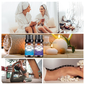 Juego de aceites esenciales de aromaterapia naturales puros, 2 uds., limón, naranja, árbol de té y menta fresca perfumada, difusores de eucalipto y lavanda - Product Image 5