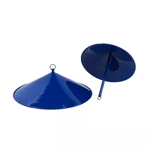JH-Mech Verstelbare Buitenvogelhuisje in Tuin Achtertuin Roestbestendig Blauw Koolstofstaal Staande Vogelvoederbak voor de Tuin - Product Image 3