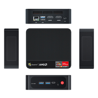 Nuevo Mini PC SER5 con AMD Ryzen 5 5500U, AMD Radeon 4K, 16G DDR4, 500GB M.2 SSD, WiFi 6, Tipo-C, RJ45