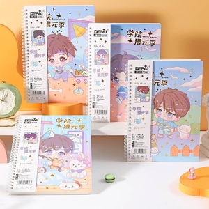 Cuaderno en espiral de papel al por mayor, línea de dibujos animados, cuaderno de tapa dura, diario, bobina <span class=keywords><strong>japonesa</strong></span>, planificador, organizador, <span class=keywords><strong>Agenda</strong></span> - Product Image 3