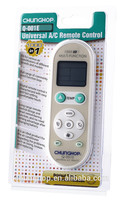 Télécommande universelle pour climatiseur Chunghop Q-001E avec écran LCD, réglage de la fonction veille
