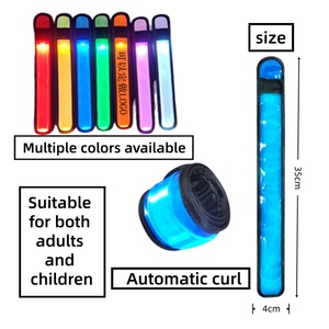 Bracelets lumineux LED personnalisables avec logo, bracelets à pression colorés et clignotants pour concerts, événements, soirées et course nocturne - Product Image 5