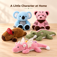 Jouets en peluche EPT pour animaux, 5 styles : Koala, Tigre, Capybara, Crocodile, Dragon – Collection de personnages doux et moelleux