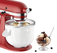 Accessoire pour robot culinaire : bol congélateur grande capacité pour la fabrication de desserts glacés maison