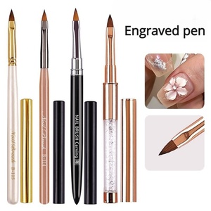 Stylos de Nail Art à Tête Plate en Nylon pour Sculpture et Cristallisation des Ongles – Nouveauté Très Demandée - Product Image 3