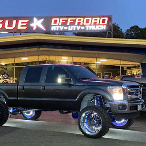 Jantes forgées à fond profond, face concave, grand cache central flottant, 20 22 24 26 pouces, 8x165mm 8x139.7mm pour Chevy Silverado 1500 F-250 - Product Image 3