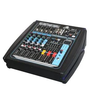 Fornire mini 12v con amplificatore di potenza audio mixer digitale QA-4 con controller EQ